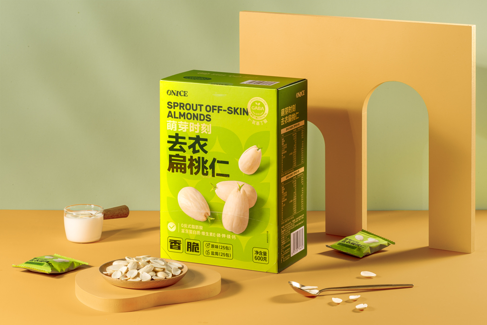 專注差異化(huà)品類創新:知(zhī)味軒首創ONICE“發芽”去(qù)衣扁桃仁